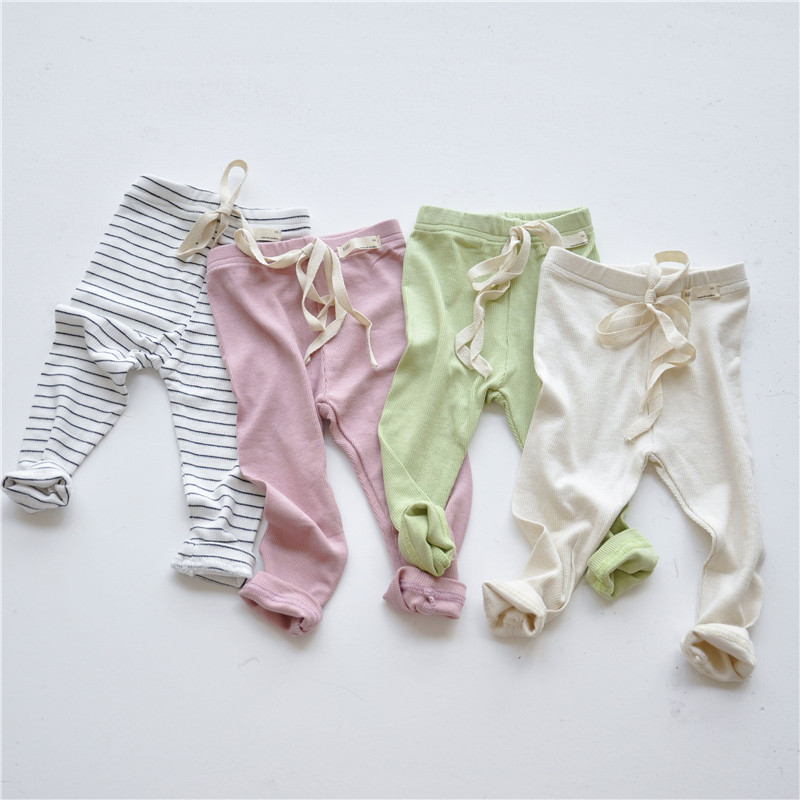 小宝宝打底裤春秋季纯棉女紧身外穿白色一岁婴儿婴幼儿薄款裤子男|ruв категории Детская одежда, брюки - от Buy2taobao.com для оказания профессиональной услуги покупки агента Taobao