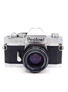 孔雀 Peafowl DF-2 单反相机 带原装50/2镜 全机械 全手动 胶片机