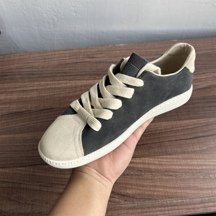 男时尚 透气单鞋 街头滑板鞋 低帮德训鞋 软底男鞋 日系翻毛真皮休闲鞋