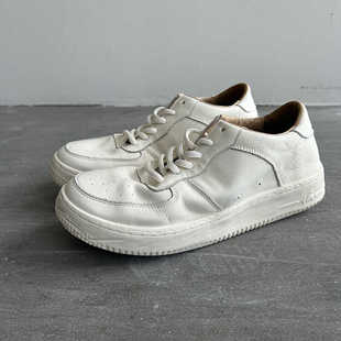 运动板鞋 潮低帮时尚 男英伦透气休闲老爹鞋 2025欧美厚底软皮小白鞋