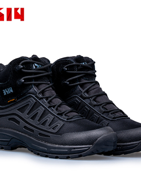 际华3514神行太保新款中帮沙色黑色防泼水户外登山越野徒步战术靴