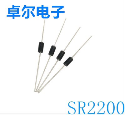 厂家直销 SR2200 DO-15 直插SB2200 DO-204AC 肖特基二极管2A200V