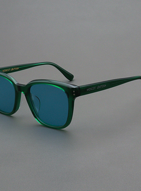 MOSCOTLEMTOSH复古方形蓝色墨镜