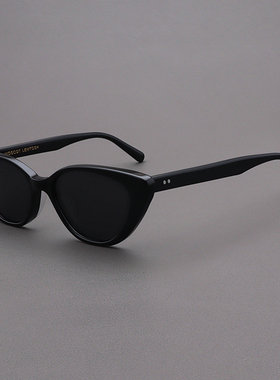 MOSCOT LEMTOSH太阳镜男复古黑色边眼镜框板材街拍猫眼偏光墨镜女