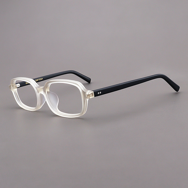 MOSCOT LEMTOSH眼镜框男书呆子方形拼色眼睛磨砂黄色窄框镜架女款