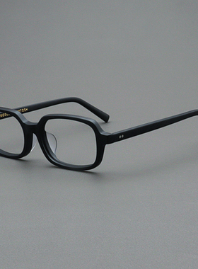 MOSCOT LEMTOSH眼镜框男方形小脸磨砂平光眼睛复古黑色窄框镜架女