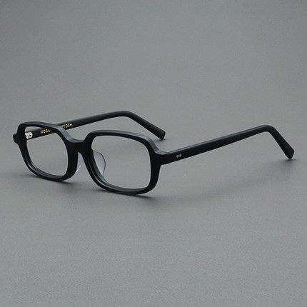 MOSCOT LEMTOSH眼镜框男方形小脸磨砂平光眼睛复古黑色窄框镜架女