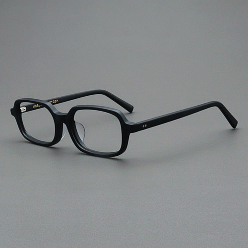 MOSCOTLEMTOSH复古磨砂黑色镜架