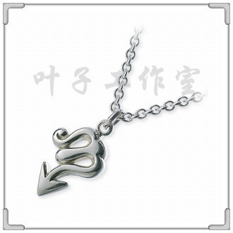 经典925纯银项坠十二星座吊坠天蝎座（赠送擦银布钛钢链条）