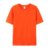 Summer pure cotton solid color round-neck short-sleeved T-shirt, all-cotton base layer, large-sized white half-sleeved shirt for men and women, loose inner layer thumbnail 7