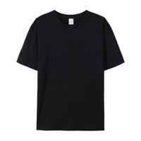 Summer pure cotton solid color round-neck short-sleeved T-shirt, all-cotton base layer, large-sized white half-sleeved shirt for men and women, loose inner layer thumbnail 2