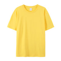 Summer pure cotton solid color round-neck short-sleeved T-shirt, all-cotton base layer, large-sized white half-sleeved shirt for men and women, loose inner layer thumbnail 6