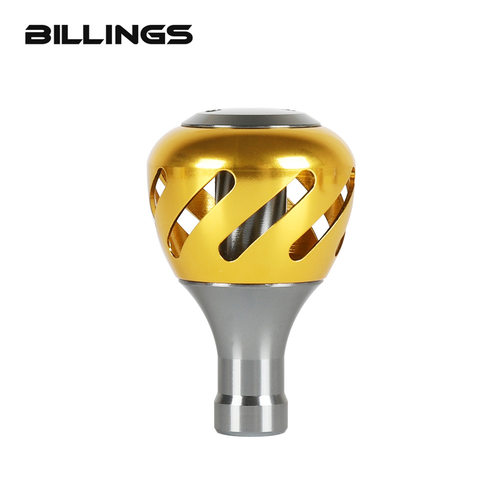 BILLINGS 纺车轮水滴轮路亚全金属握丸鱼线轮握球CNC改装摇臂握丸