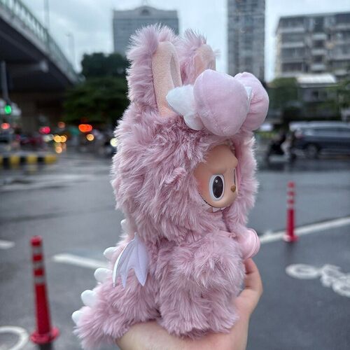 labubu娃衣粉色恐龙拉布布衣服一代二代三代搪胶【不含玩偶】1