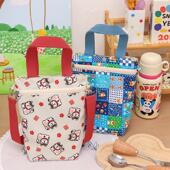 户外旅行超大容量斜挎水壶包保温杯套焖烧杯吨吨杯手提水杯袋大号