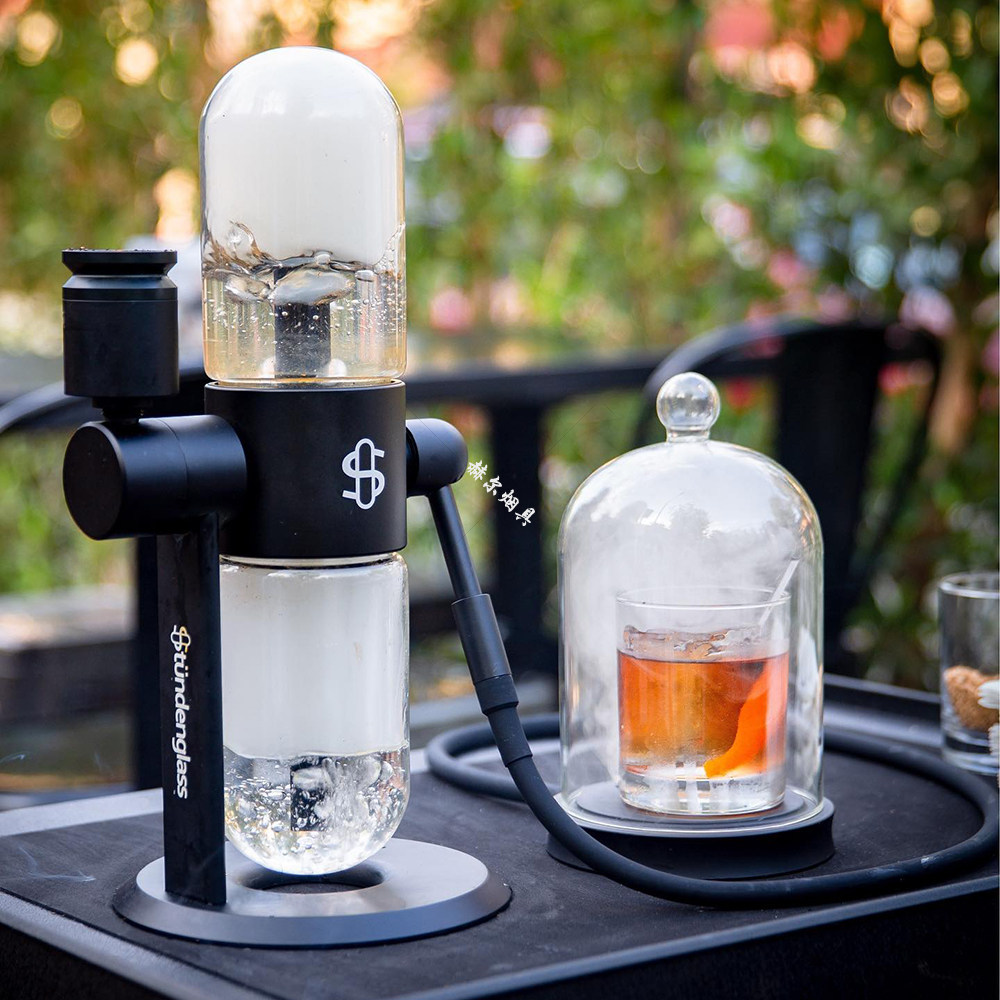爆款双重力旋转酒吧KTV玻璃水烟壶Gravity Hookah