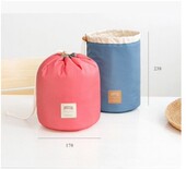 大容量旅行洗漱包 旅游女士化妆包 韩国大容量化妆袋 圆筒式 包邮