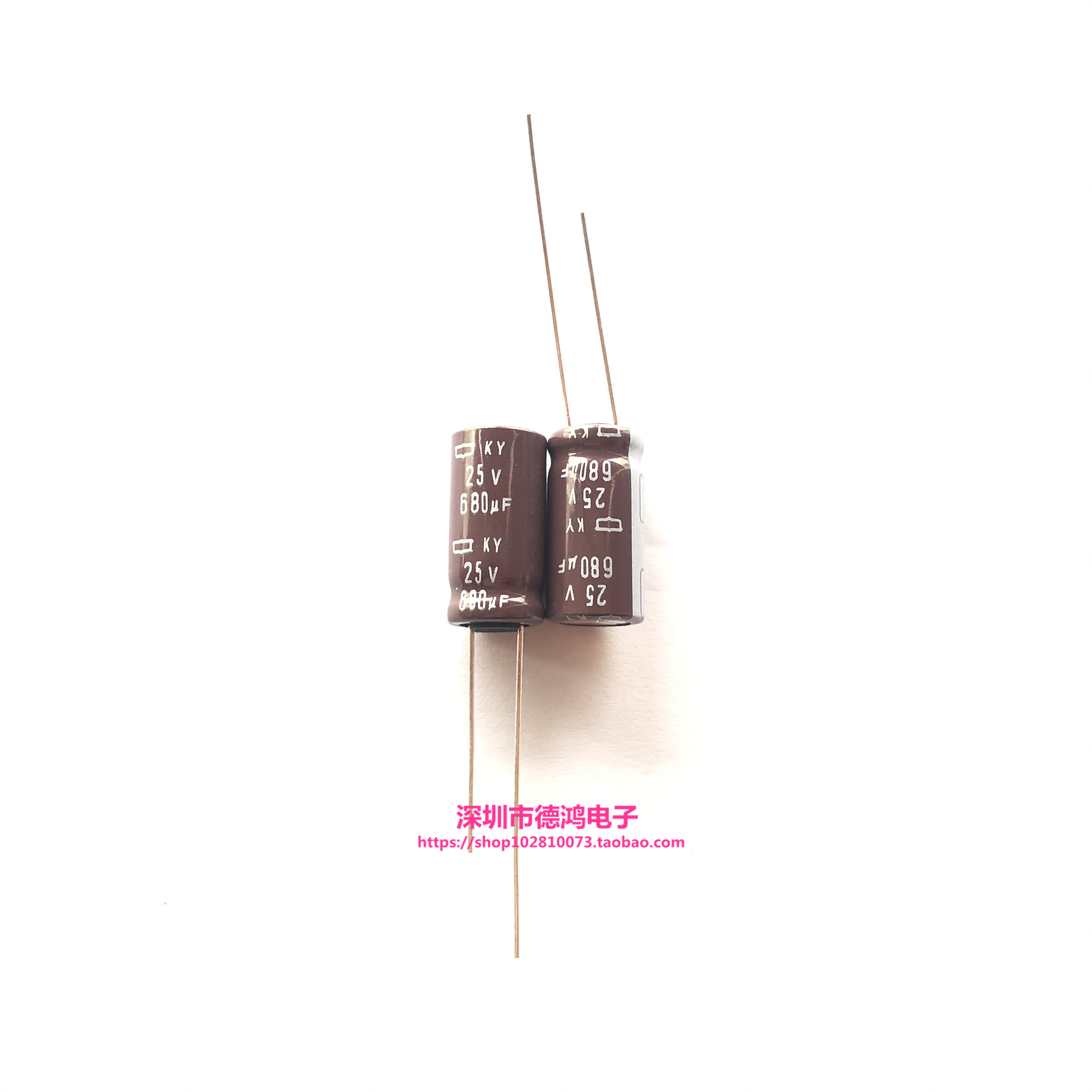 NCC 25V680UF 10X16 黑金刚KY系列 EKY-250ELL681MJ16S 高频低阻