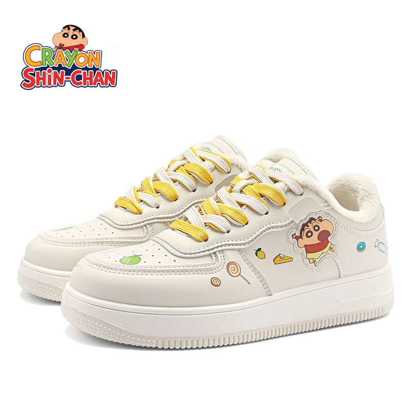 蜡笔小新冬季男鞋板鞋加绒加厚小白鞋女鞋卡通情侣潮鞋运动休闲鞋,运动鞋new,板鞋,淘宝优惠券,粉丝福利购,淘宝优惠卷