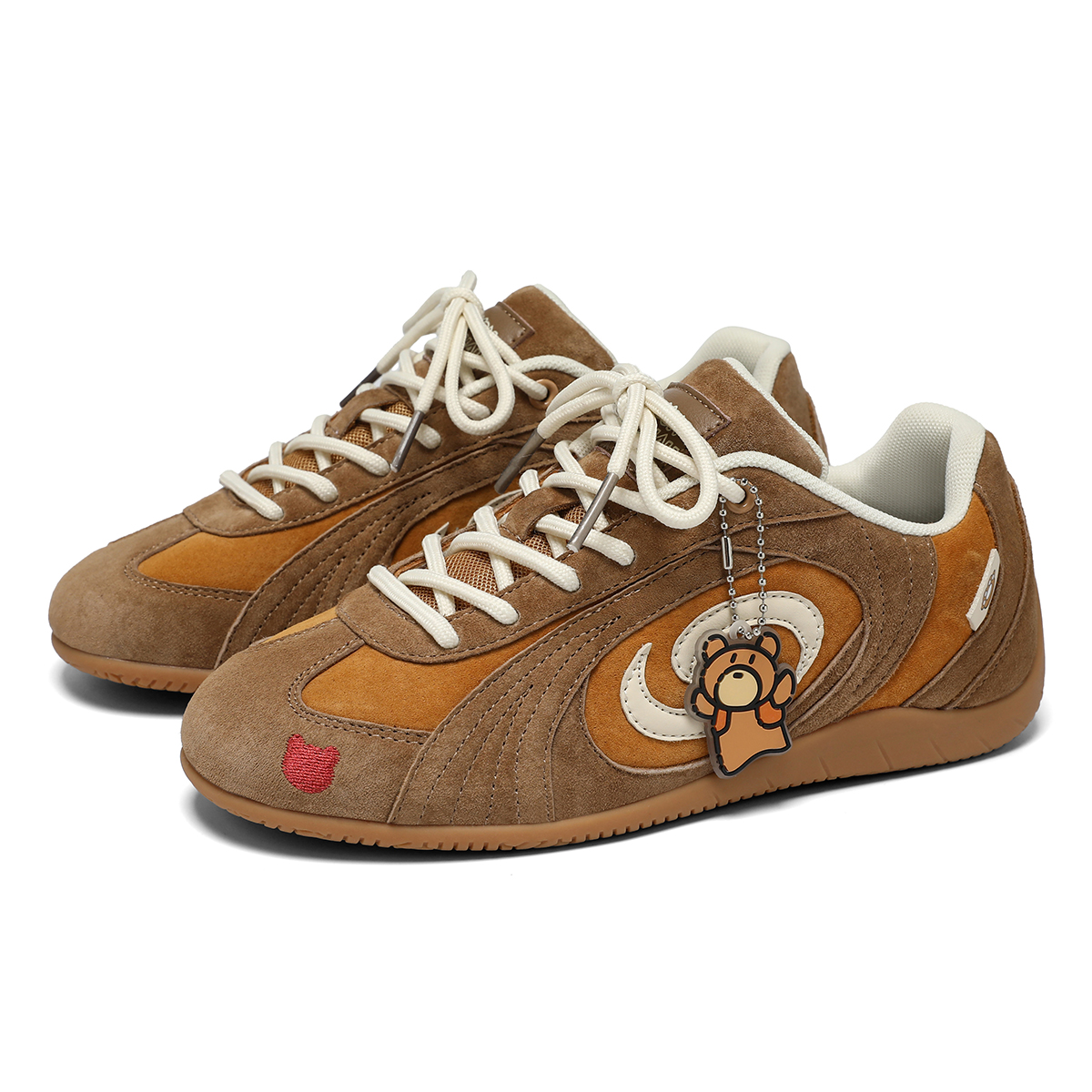 蜡笔小新复古德训鞋男鞋赛车鞋低帮春秋季运动休闲鞋情侣鞋阿甘鞋