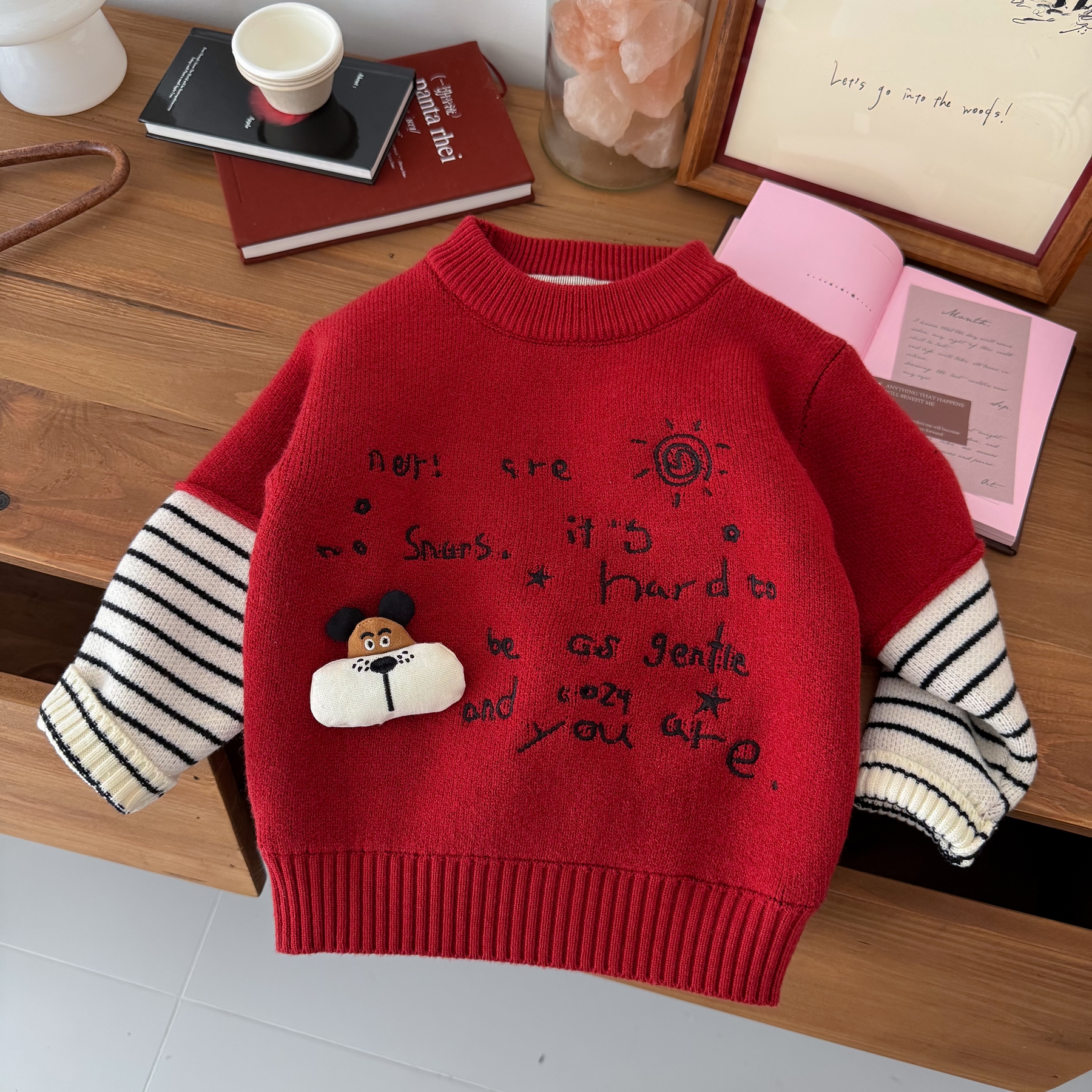 男女童毛衣秋冬卡通爆款韩版