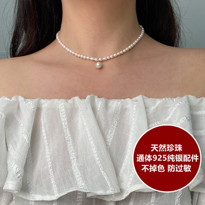 天然短款轻奢日韩风珍珠项链