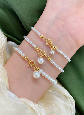 高级14K包金持久保色小众设计