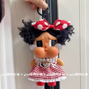 哭娃壮壮妈衣服度假搪胶crybaby着替装恋夏一族黑妹娃衣裙子套装