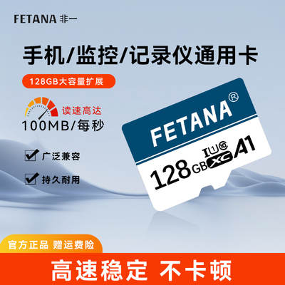 FETANA内存卡32G/64G/128G高速TF卡相机监控记录仪手机通用SD卡