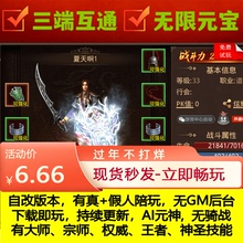 传奇世界手游 无限元宝版传世手游单机可联网非gm后台