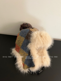 加厚加绒~保暖毛绒护耳雷锋帽子女秋冬季防风寒骑车针织东北暖和