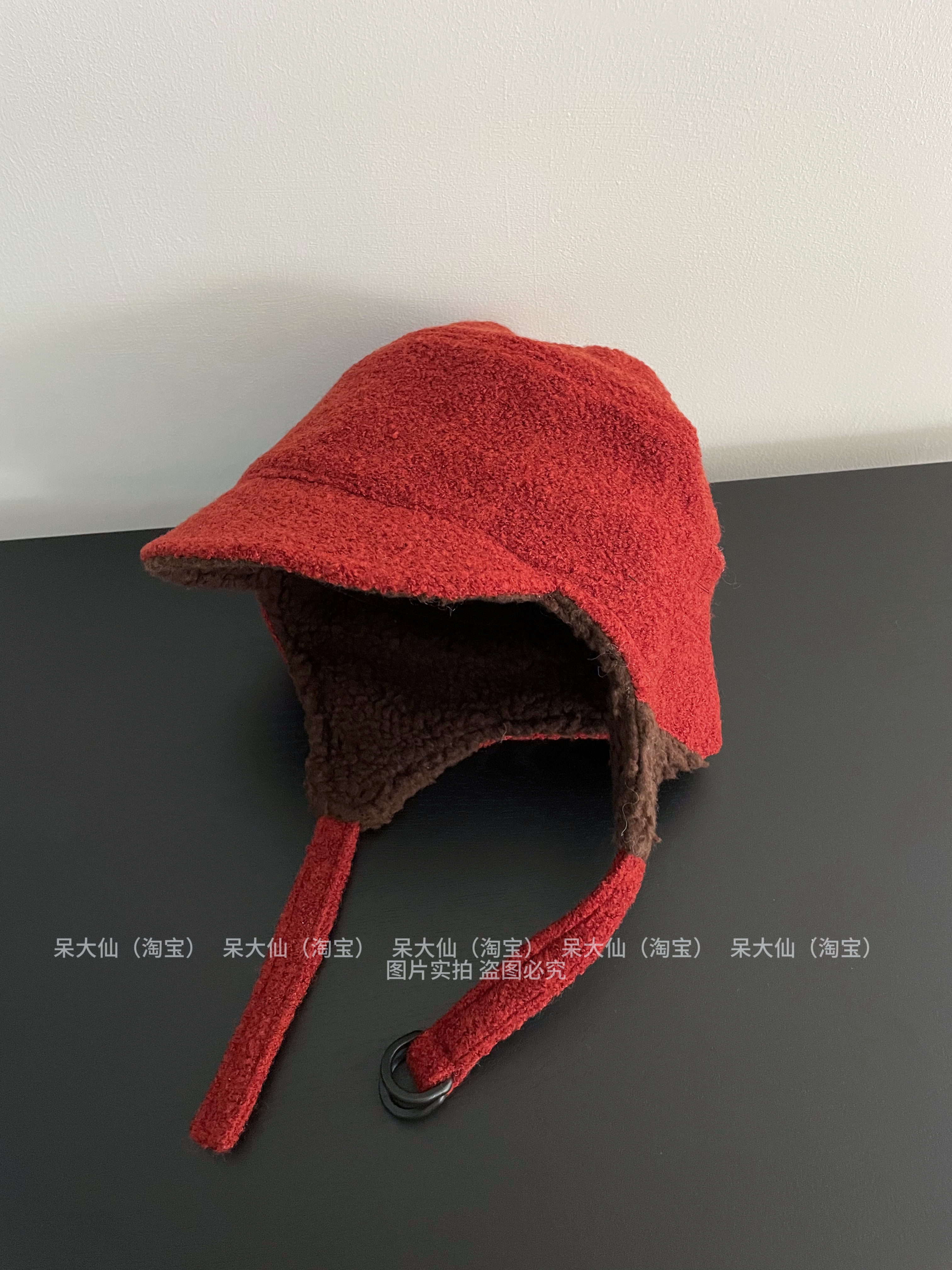 博主推荐ca4日系秋冬新款羊羔毛飞行帽保暖防风寒护耳帽雷锋帽子