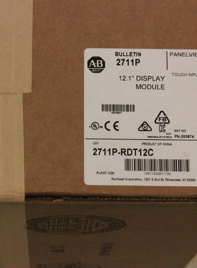 议价2711P-RDT12C 罗克韦尔处理器 AB触摸屏 2711PRDT12C 全新原