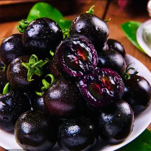 【家的味道】黑宝石小番茄 新鲜采摘 甜脆爽口 小卖家精心之选