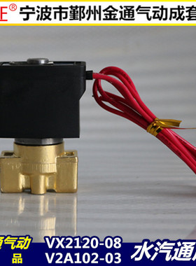 小型直动式二通电磁阀 V2A102-03 2分 水阀VX2120-08气阀