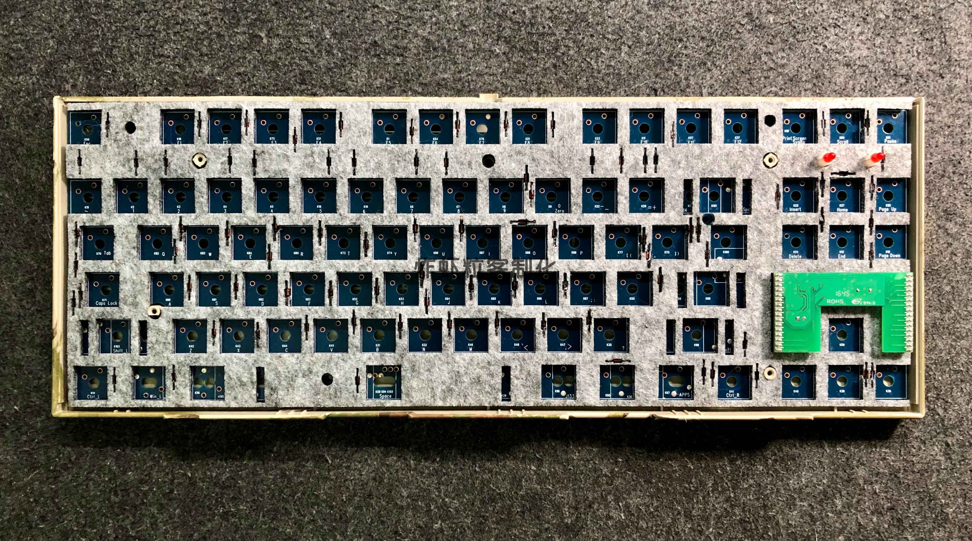 Filco斐尔可Minila/87/104 机械键盘专用Poron夹心棉，Poron底棉