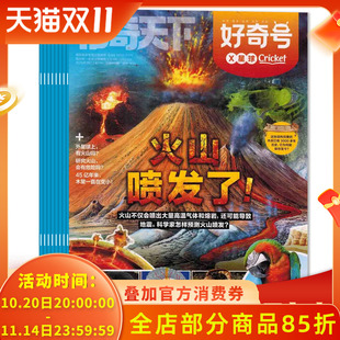 好奇号杂志X星球 Y世界 美国Cricket 可选 Media环球科学少儿科普 中文版 共24本 8月组合打包 2025年1
