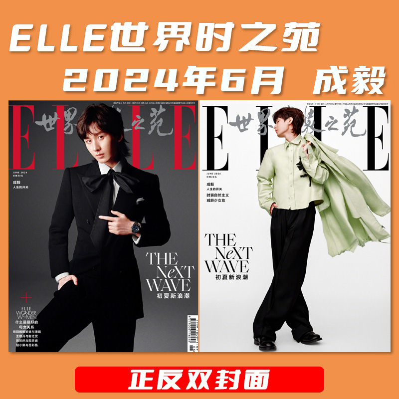 ELLE世界时装之苑杂志成毅