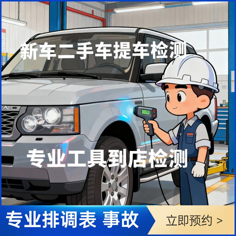 广东广州佛山新车二手车检测验车服务第三方检测同城上门验车服务