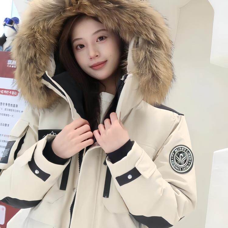 东北户外加厚保暖反季新款保暖外套男女款工装羽绒服抗寒零下30度