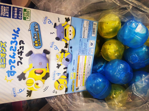 小黄人摔倒姿势扭蛋 TOMY多美 鲍勃斯图特搞怪收藏摆件 现货