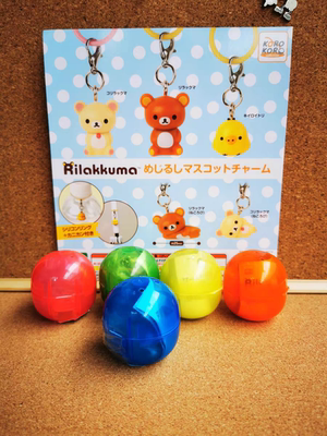 现货 日本 KORO 轻松小熊 拉拉熊 标记小挂件 扭蛋