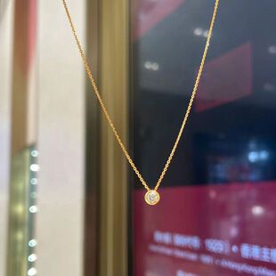 钛钢项链 百搭小气泡项链女轻奢气质简约锁骨链泡泡吊坠不掉色