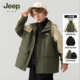 Jeep童装 儿童三合一外套2026秋冬新款 男女童夹克中大童户外冲锋衣