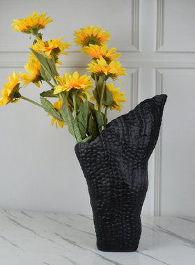 简约现代样板房客厅电视柜花器摆件茶几花插创意摆设家居软装饰i.