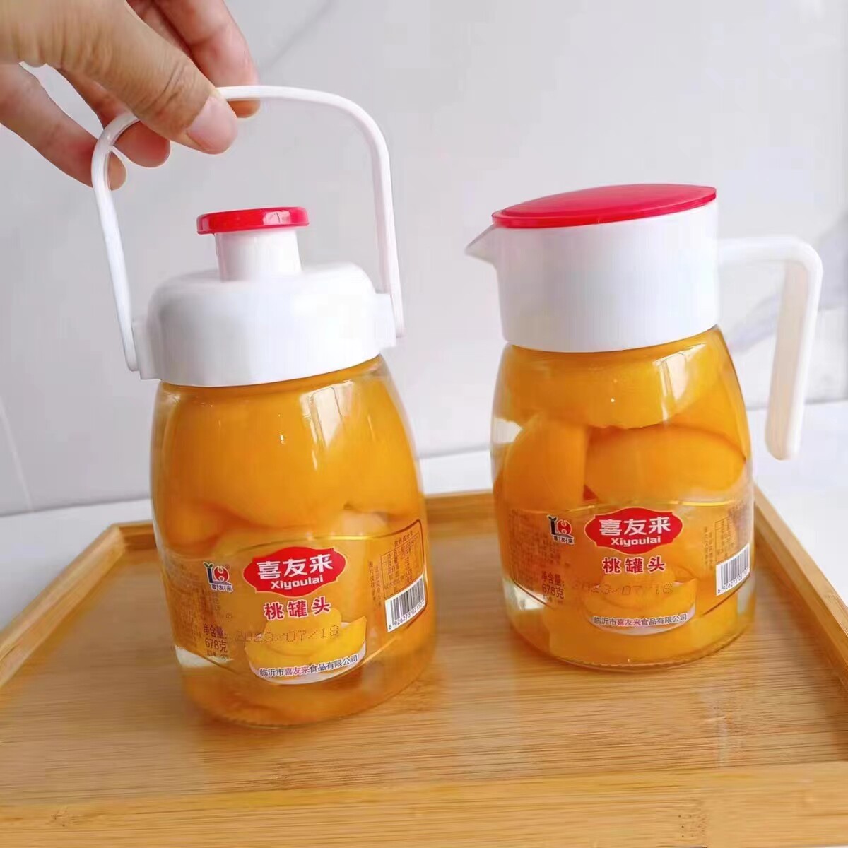 喜友来糖水罐头网红大肚杯