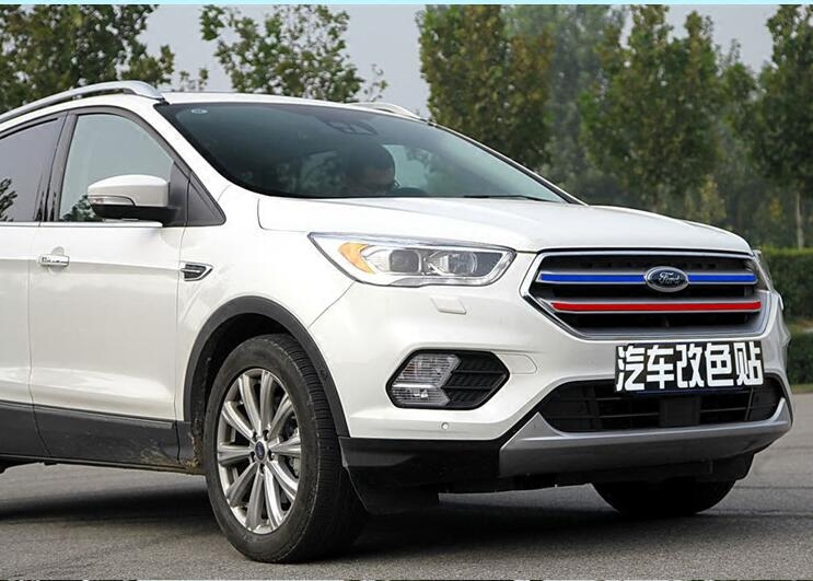 新福特翼虎中网个性改装贴纸锐界前脸进气改色膜贴彩色拉花贴