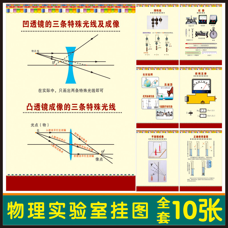 科学家名人名言教室标语海报校园文化化学物理生物实验室挂图墙贴