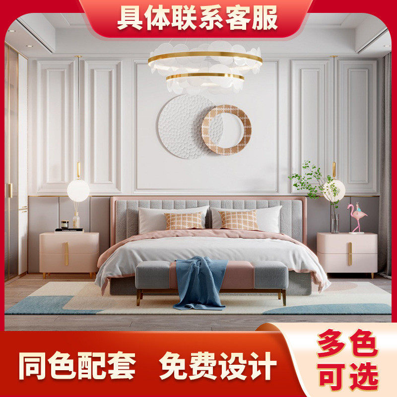 床头软包直出低价批发实木护墙板工厂硬包室内装饰装修装潢护墙板