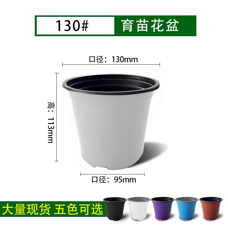 塑料育苗盆基地育苗盆种植营养钵批发植物花卉双色加厚多肉花盆